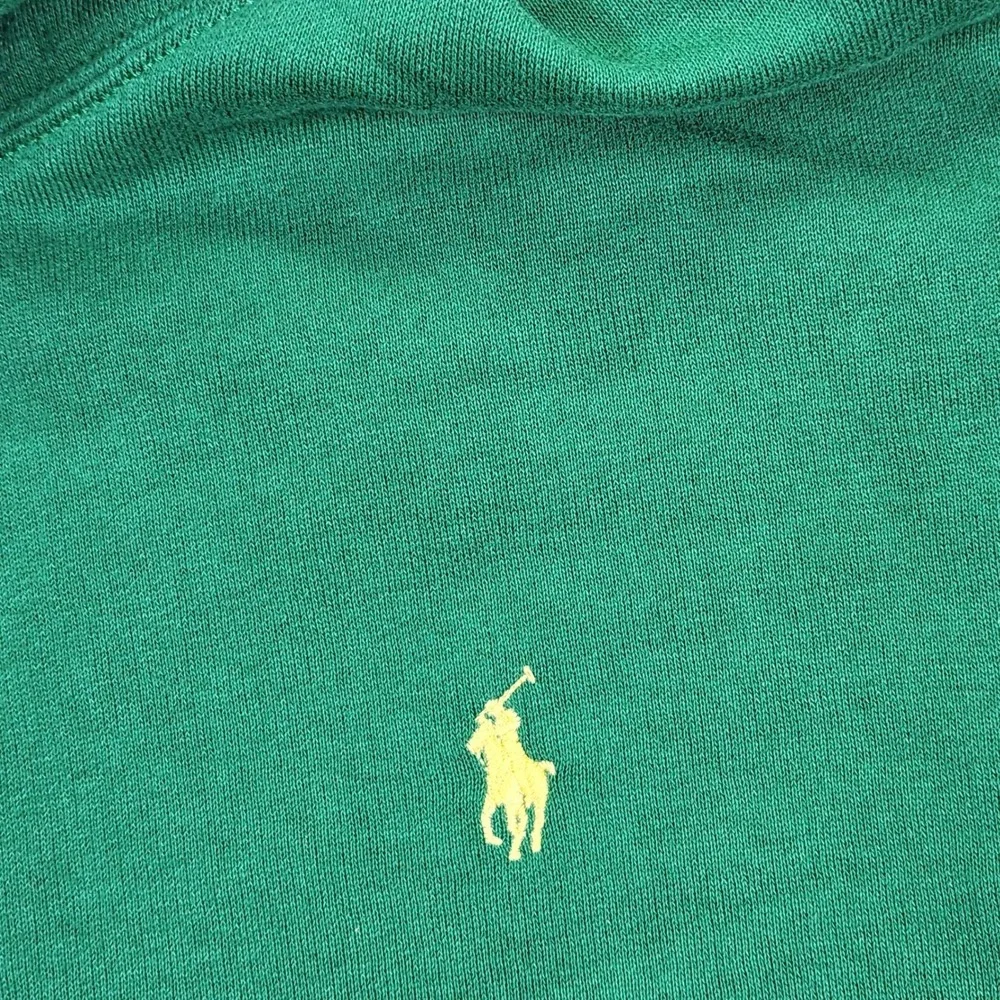 Polo Ralph Lauren Green Fleece Hoodie Mens Size L Classic Pony Logo Casual New